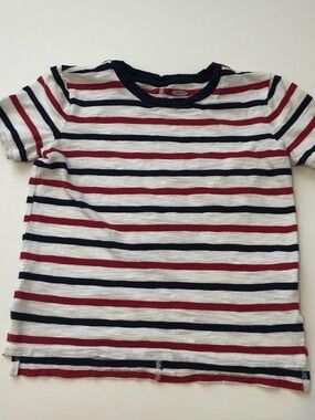 Old Navy Kids' Short Sleeve Stripe Tee - Red, Navy & White